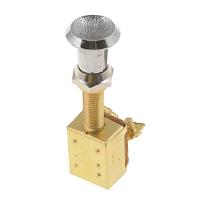 Brass Push-Pull Switch 2-position screw terminals