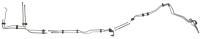 919-873 Stainless Steel Fuel Line Kit; 2001-2005 Chevrolet, 2001-2004 GMC