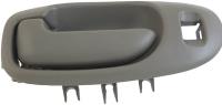 Interior Door Handle Front Left With Keyhole Light Gray