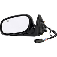 955-934 Driver Heated Power Door Mirror Assembly; Lincoln Town Car 2004-2008