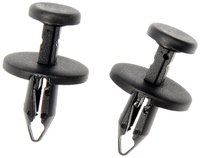Black Plastic Push Type Retainer, 7 mm Hole for 2001-2023 Chrysler, Dodge, and Jeep Vehicles