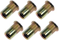 Steel Rivet Nut, 1/4-20 Thread, SAE [Box of 20]