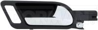 96580 Interior Door Handle Front Right Chrome and Black; 2005-2010 Volkswagen