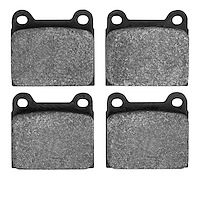 1000-0031-00 Track/Street Low-Metallic Brake Pads Kit, 1961-2004 Multiple Makes/Models, Position: Front,Rear