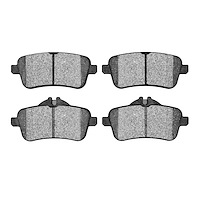 1000-1630-20 Track/Street Low-Metallic Brake Pads Kit, 2012-2019 Mercedes-Benz, Position: Rear