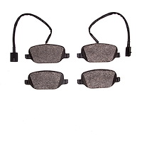 1000-1822-00 Track/Street Low-Metallic Brake Pads Kit, 2015-2020 Alfa Romeo, Position: Rear
