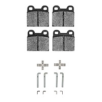 1115-0030-01 Active Performance Brake Pads & Hardware Kit, 1975-1986 Alfa Romeo, Position: Rear