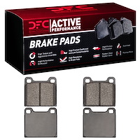 1115-0031-00 Active Performance Low-Metallic Brake Pads, 1961-2004 Multiple Makes/Models, Position: Rear,Front