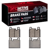 1115-0287-00 Active Performance Low-Metallic Brake Pads, 1984-1989 Porsche, Position: Front