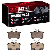 1115-0340-00 Active Performance Low-Metallic Brake Pads, 1985-2020 Multiple Makes/Models, Position: Rear