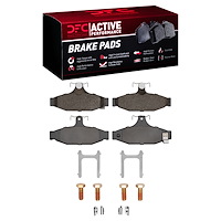 1115-0413-01 Active Performance Brake Pads & Hardware Kit, 1985-1997 GM, Position: Rear
