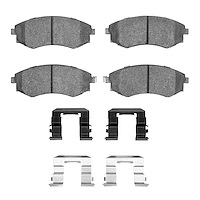 1115-0700-01 Active Performance Brake Pads & Hardware Kit, 1989-2006 Infiniti/Nissan, Position: Front