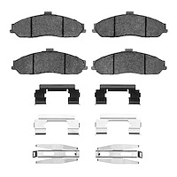 1115-0731-01 Active Performance Brake Pads & Hardware Kit, 1997-2013 GM, Position: Front