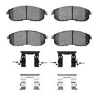 1115-0815-01 Active Performance Brake Pads & Hardware Kit, 2003-2012 Infiniti/Nissan, Position: Front