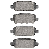 1115-0905-00 Active Performance Low-Metallic Brake Pads, Fits Select Multiple Makes/Models, Position: Rear