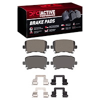 1115-1108-02 Active Performance Brake Pads & Hardware Kit, 2006-2021 Audi/Volkswagen, Position: Rear