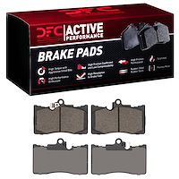 1115-1118-00 Active Performance Low-Metallic Brake Pads, Fits Select Lexus/Toyota/Scion, Position: Front