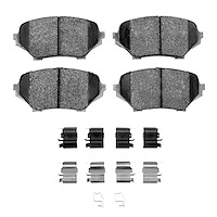 1115-1179-01 Active Performance Brake Pads & Hardware Kit, 2006-2015 Ford/Lincoln/Mercury/Mazda, Position: Front