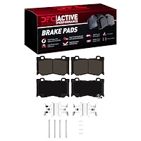 1115-1346-01 Active Performance Brake Pads & Hardware Kit, Fits Select Infiniti/Nissan, Position: Front