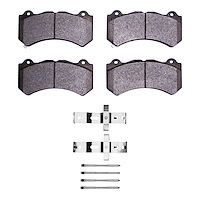 1115-1405-02 Active Performance Brake Pads & Hardware Kit, Fits Select Mopar, Position: Front