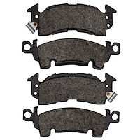1214-0052-00 Heavy-Duty Semi-Metallic Brake Pads, 1967-2002 GM, Position: Front