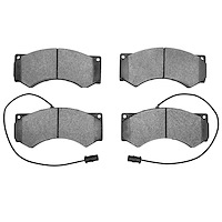 1214-0494-00 Heavy-Duty Semi-Metallic Brake Pads, 1987-1991 Iveco, Position: Fr