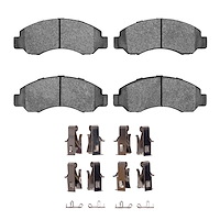 1214-0701-01 Heavy-Duty Brake Pads & Hardware Kit, 1994-2010 UD, Position: Fr