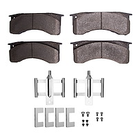 1214-0769-01 Heavy-Duty Brake Pads & Hardware Kit, Fits Select Multiple Makes/Models, Position: Rear,Fr,Front,Fr & Rr,Rr