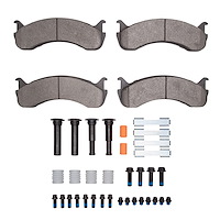 1214-0786-11 Heavy-Duty Brake Pads & Hardware Kit, Fits Select Multiple Makes/Models, Position: Front,Fr & Rr,Fr,Rr