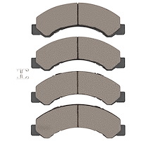1214-0825-00 Heavy-Duty Semi-Metallic Brake Pads, Fits Select GM, Position: Front,Fr,Rr