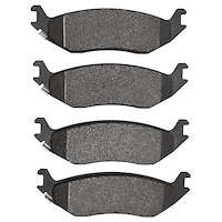 1214-0898-00 Heavy-Duty Semi-Metallic Brake Pads, Fits Select Mopar, Position: Rear