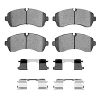 1214-1268-01 Heavy-Duty Brake Pads & Hardware Kit, 2006-2021 Multiple Makes/Models, Position: Fr,Front,Rr