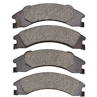 1214-1329-00 Heavy-Duty Semi-Metallic Brake Pads, Fits Select Ford/Lincoln/Mercury/Mazda, Position: Rear