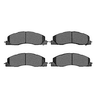 1214-1399-00 Heavy-Duty Semi-Metallic Brake Pads, 2009-2018 Mopar, Position: Front