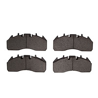 1214-1758-00 Heavy-Duty Semi-Metallic Brake Pads, 2005-2016 Volvo, Position: Fr & Rr