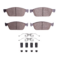 1214-1771-01 Heavy-Duty Brake Pads & Hardware Kit, Fits Select Ford/Lincoln/Mercury/Mazda, Position: Front