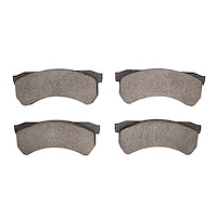 1214-2175-00 Heavy-Duty Semi-Metallic Brake Pads, 2016-2021 Freightliner, Position: Fr & Rr,Fr ,Rr