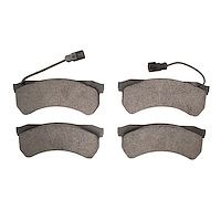 1214-2175-10 Heavy-Duty Semi-Metallic Brake Pads, 2016-2021 Freightliner, Position: Fr ,Fr & Rr,Rr