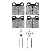 1310-0030-02 3000-Series Ceramic Brake Pads & Hardware Kit, 1963-1978 Multiple Makes/Models, Position: Front,Rear