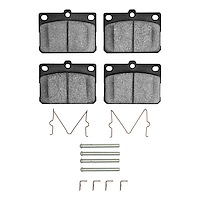 1310-0101-03 3000-Series Ceramic Brake Pads & Hardware Kit, 1972-1978 Ford/Lincoln/Mercury/Mazda, Position: Front