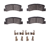 1310-0325-01 3000-Series Ceramic Brake Pads & Hardware Kit, 1990-2003 Lexus/Toyota/Scion, Position: Rear