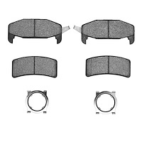 1310-0377-01 3000-Series Ceramic Brake Pads & Hardware Kit, 1988-1994 GM, Position: Rear