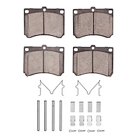 1310-0473-01 3000-Series Ceramic Brake Pads & Hardware Kit, 1990-2003 Ford/Lincoln/Mercury/Mazda, Position: Front