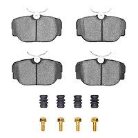 1310-0493-01 3000-Series Ceramic Brake Pads & Hardware Kit, 1994-2004 Land Rover, Position: Rear