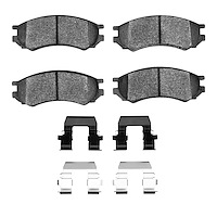 1310-0507-01 3000-Series Ceramic Brake Pads & Hardware Kit, 1991-2002 GM, Position: Front