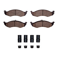 1310-0576-01 3000-Series Ceramic Brake Pads & Hardware Kit, 1993-2002 Multiple Makes/Models, Position: Front