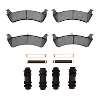 1310-0667-01 3000-Series Ceramic Brake Pads & Hardware Kit, 1995-2002 Ford/Lincoln/Mercury/Mazda, Position: Rear
