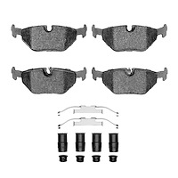 1310-0692-01 3000-Series Ceramic Brake Pads & Hardware Kit, 1991-2008 BMW, Position: Rear