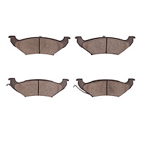 1310-0715-00 3000-Series Ceramic Brake Pads, 1997-2000 Mopar, Position: Rear