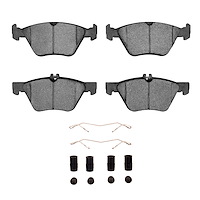 1310-0740-01 3000-Series Ceramic Brake Pads & Hardware Kit, 1996-2008 Multiple Makes/Models, Position: Front